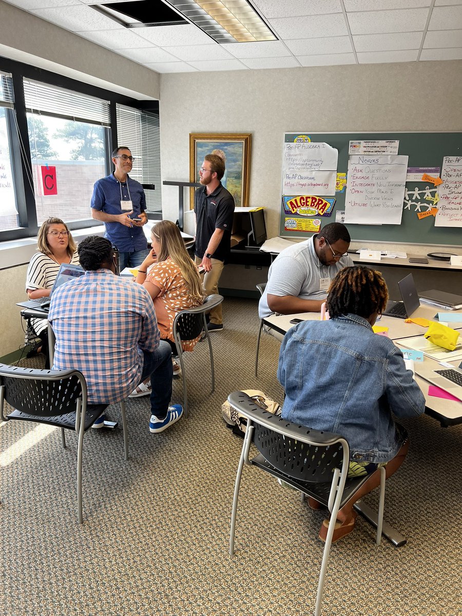 bonniefenwick21's tweet photo. Pre-AP Algebra 1 teachers at UALR loving โDoing the Mathโ- this is what engagement looks like!#PreAPPL @TCzupryk @mmhumphrey71 https://t.co/YbgXHVOwPC