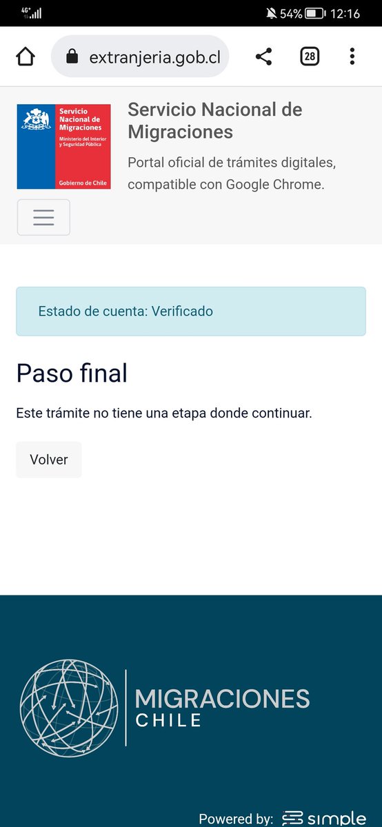 Openart69's tweet photo. @ImmiChile he recibido la solicitud de antecedentes y pago de derechos adjunto y quería seguir a los pasos indicados en dicha solicitud.Podía hacr el pago de derechos pero en la bandeja de entrada no se encuentra ninguna solicitud denominada ¿me pueden indicar qué debo hacer en este caso? https://t.co/9sUpfF8G6P