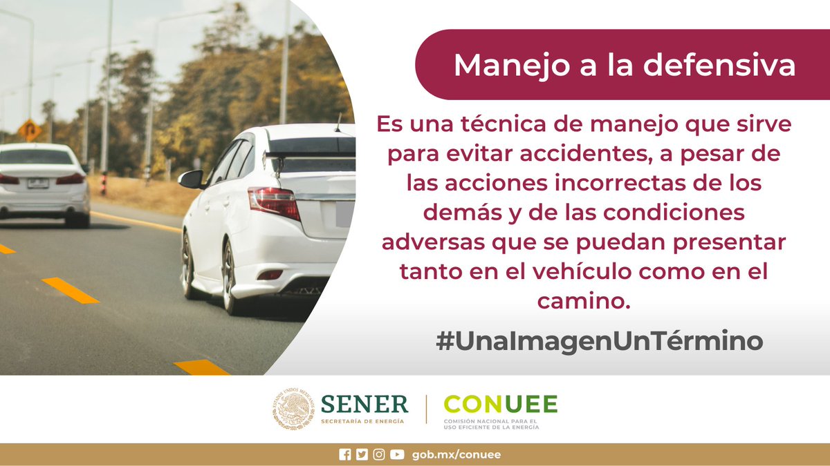 CTransp's tweet photo. ¡Es miércoles! Hoy te traemos nueva información en una #ImagenUnTérmino en el Glosario de Movilidad y Transporte 

Conoce sobre el manejo a la defensiva

👉Todo aquí https://t.co/JStG3qWwzJ
@CONUEE_mx @odebconuee @FIUNAM_MX @Pascual_Romo @RMovilidad3 @Reyna_Ortega @IA_indicador https://t.co/1fcf9cyeIE