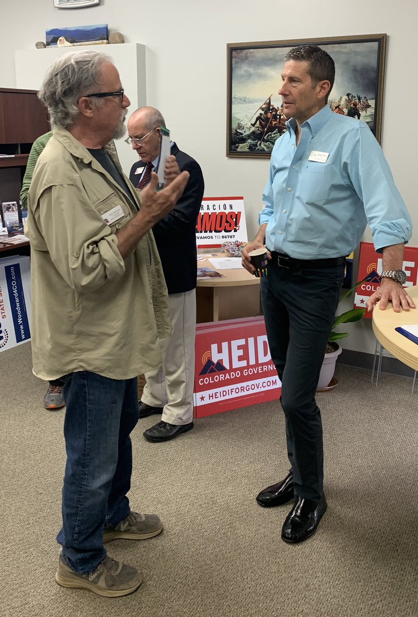LangSias's tweet photo. Great morning up in Boulder County speaking to voters. Coloradans are ready to return an advocate for the taxpayer back in the State Treasurer’s office. #copolitics #ColoradoCommonSense https://t.co/wD52cvitL9
