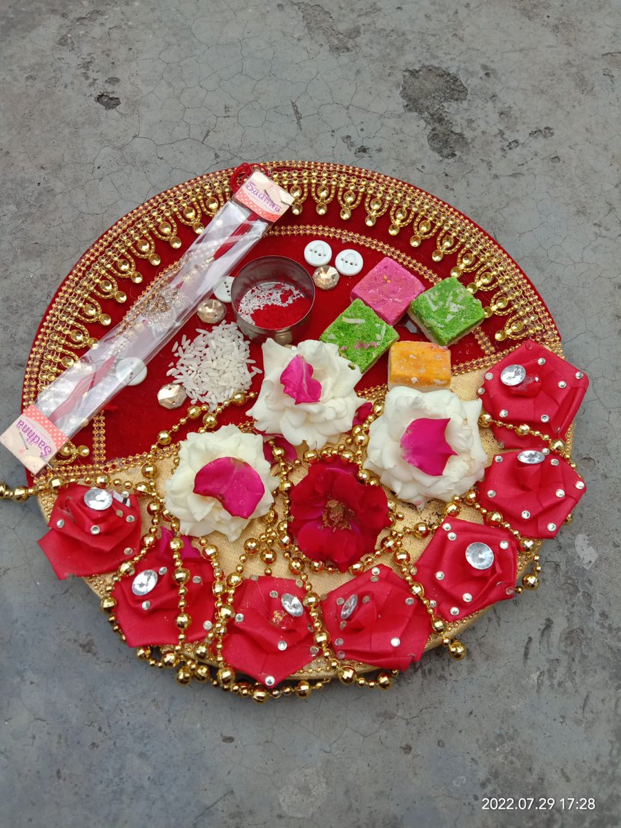 Can you imagine these rakhi thalis are made by our SHG women in paonta sahib block of Sirmaur district 
#Localforvocal
@mvraoforindia @narendramodi @jairamthakurbjp @vinodkapri @sakshijoshii @______Shiv____ @ManuGulati11