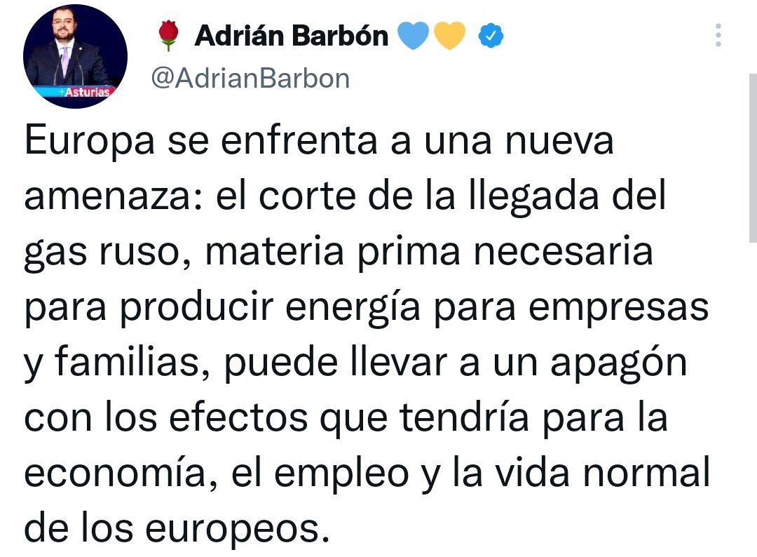 AluCcoo's tweet photo. @AdrianBarbon es una vergüenza para Asturias cerraste por orden de tus superiores la térmicas y el carbon @CcooHunosa y ahora pides ahorro su gestión y la del @GobAsturias es nefasta Asturias tiene todos los recursos para ser independiente energéticamente deje de contar mentiras https://t.co/9VghpOx3sy