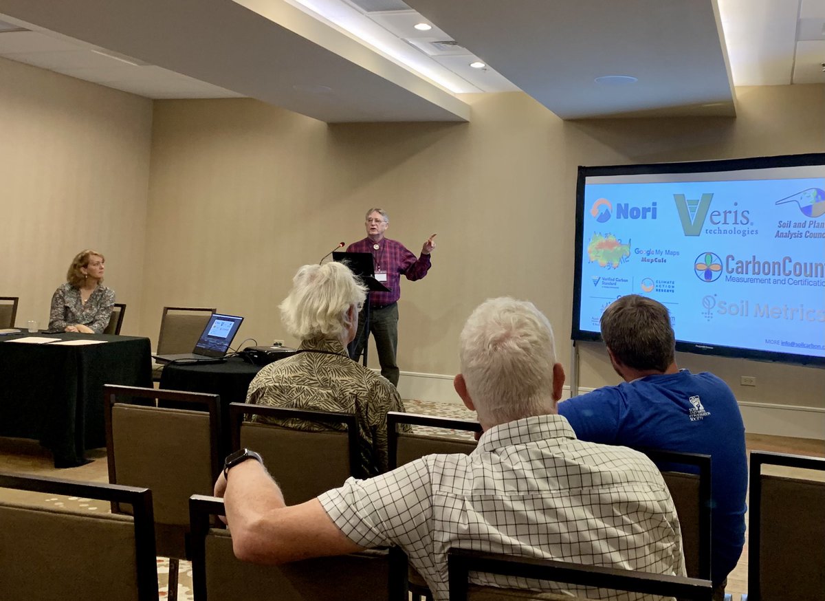 SWCSNews's tweet photo. “Spicy” Q&A during the SWCS Science and Policy Committee’s hot topic symposium on “Cutting Edge of Carbon Markets” at #SWCS22 Watch this and other session recordings on the virtual platform following the event. Not registered? We’ll release the virtual content Aug. 22. https://t.co/5w2U7XfZuw