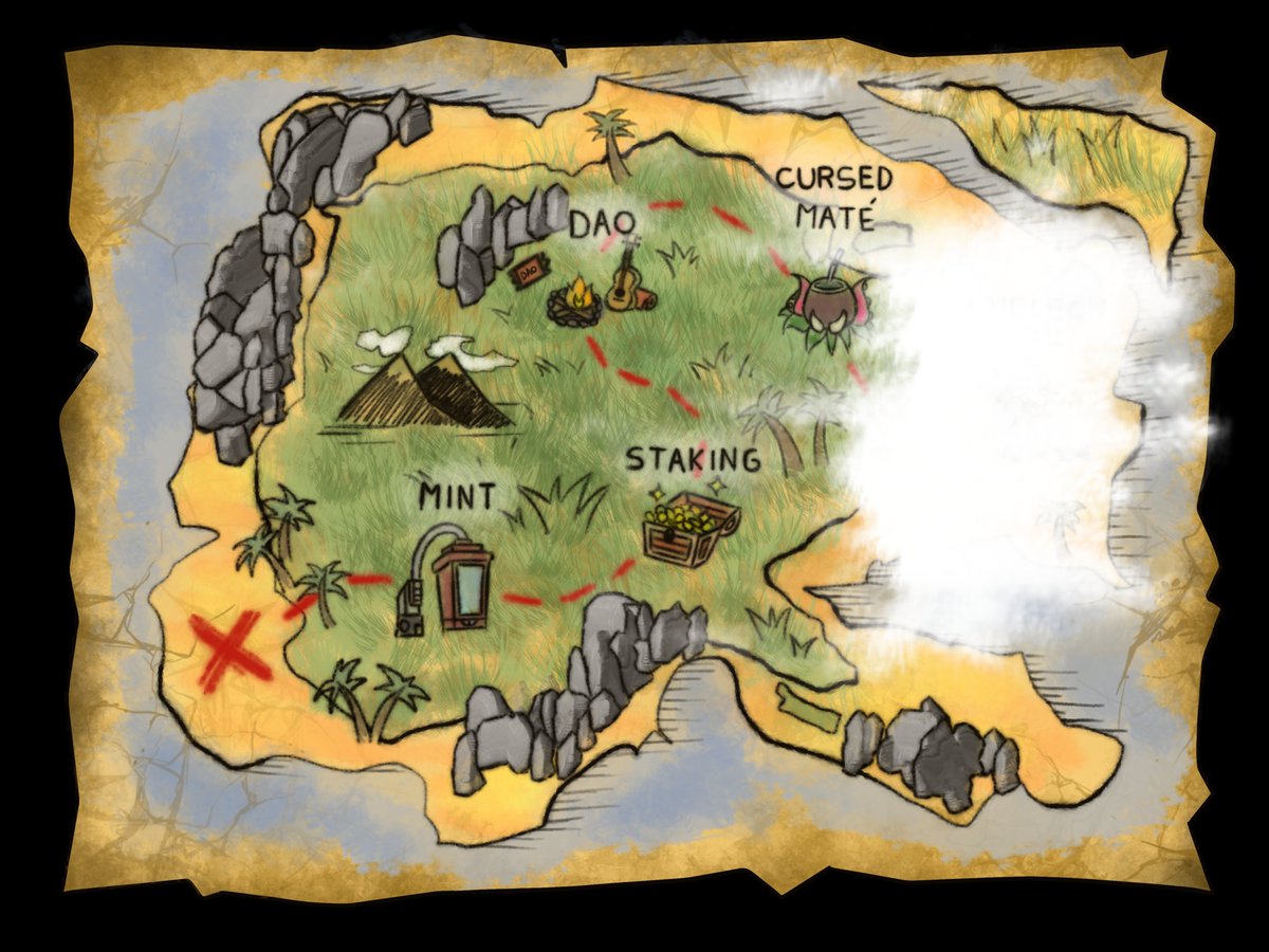 LostLeadersNFT's tweet photo. 🗺 4st MAP REVEAL

"My god this maté really looks weird doesn't it? Too bad I'm thirsty.

Glou..Glou..Glou... 🧉 

...AHHHHHHHH{}ÈƒÒ∞ƒæ—dæΩ____ ERROR 🧟‍♂️" https://t.co/3QyfKgV93X