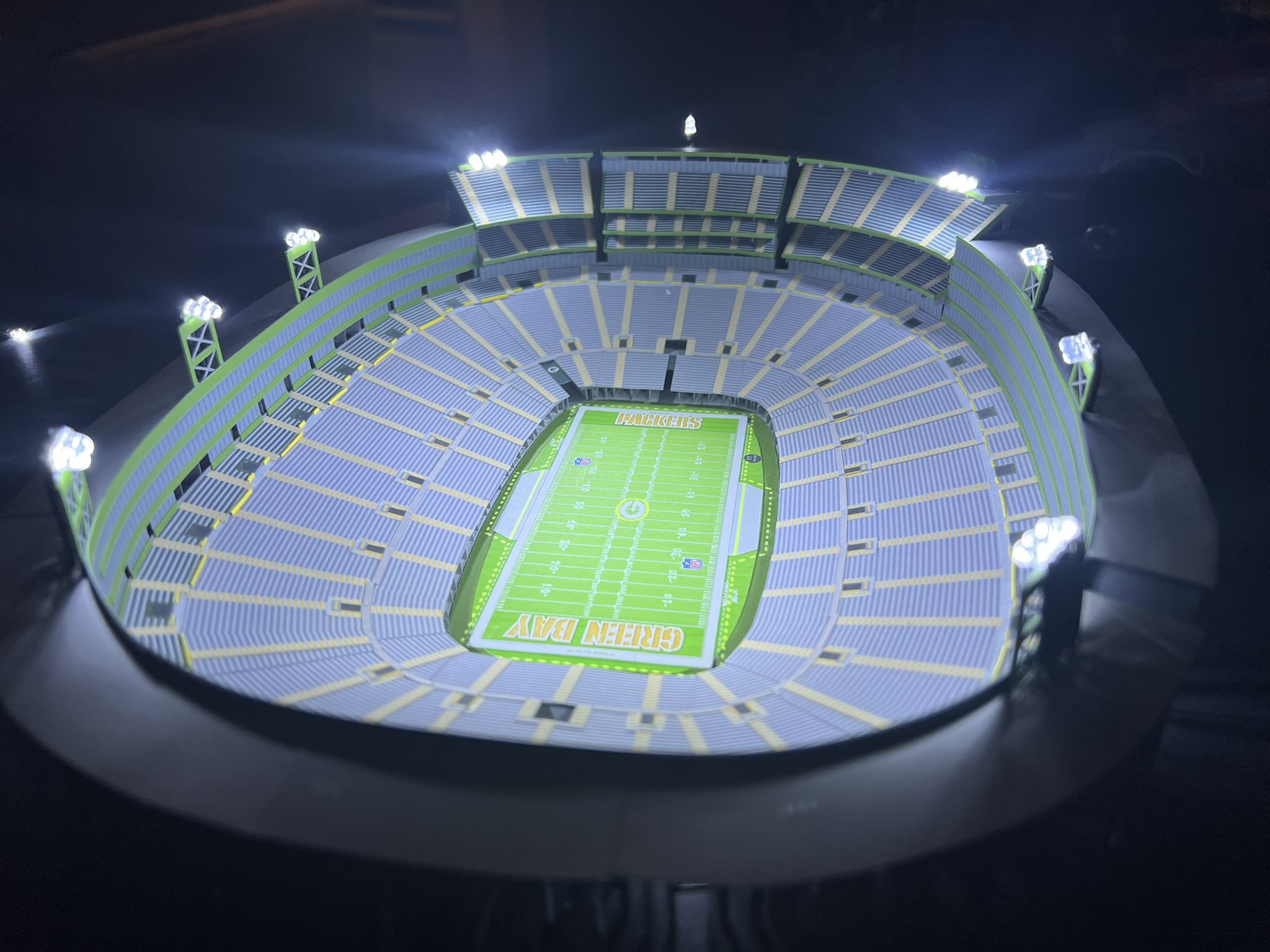 Paper Stadiums 🏟 on Twitter "20 LEDs light the field, another 20 will