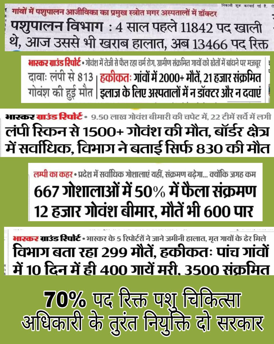 कब पुरी होगी #पशुचिकितसाअधिकारीभर्ती 
#पशुचिकित्साअधिकारीभर्ती2019 <a href="/ashokgehlot51/">Ashok Gehlot</a> <a href="/KatariaLalchand/">Lalchand Kataria</a> <a href="/PurnaCh10513099/">Purna Chandra Kishan IAS</a> <a href="/DrKirodilalBJP/">Dr. Kirodi Lal Meena</a> <a href="/hanumanbeniwal/">HANUMAN BENIWAL</a> <a href="/AHDRajasthan/">Department Of Animal Husbandry, Govt Of Rajasthan</a> <a href="/RajCMO/">CMO Rajasthan</a> <a href="/News18Rajasthan/">News18 Rajasthan</a> <a href="/RPSC1/">RPSC, Ajmer</a>