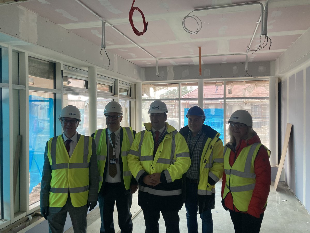 Visit today to our new build care village from Mr Kevin Stewart. Thanks for your support we are delighted with the progress