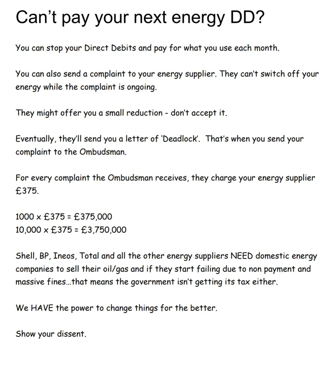 Thank you to the anonymous energy sector whistle-blower for providing this information.