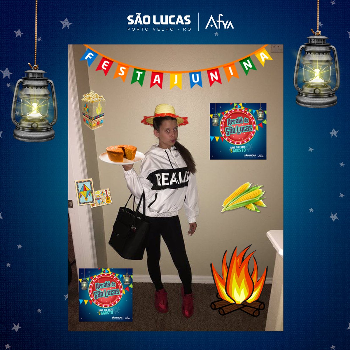 saolucasedu's tweet photo. Mood: 100% juniner🕺🏽👯🌵

Alguém mais está pronto para o arraiá do São Lucas ou é só eu?😂😅🥳🤪🎉

👉Lembrando que faltam 2 dias... Então prepara sua roupa caipira e bora!

#arraial #festajunina #saolucas #arraiasaolucas #comidastipicas #saolucas #afya https://t.co/HqqIKYnhCr