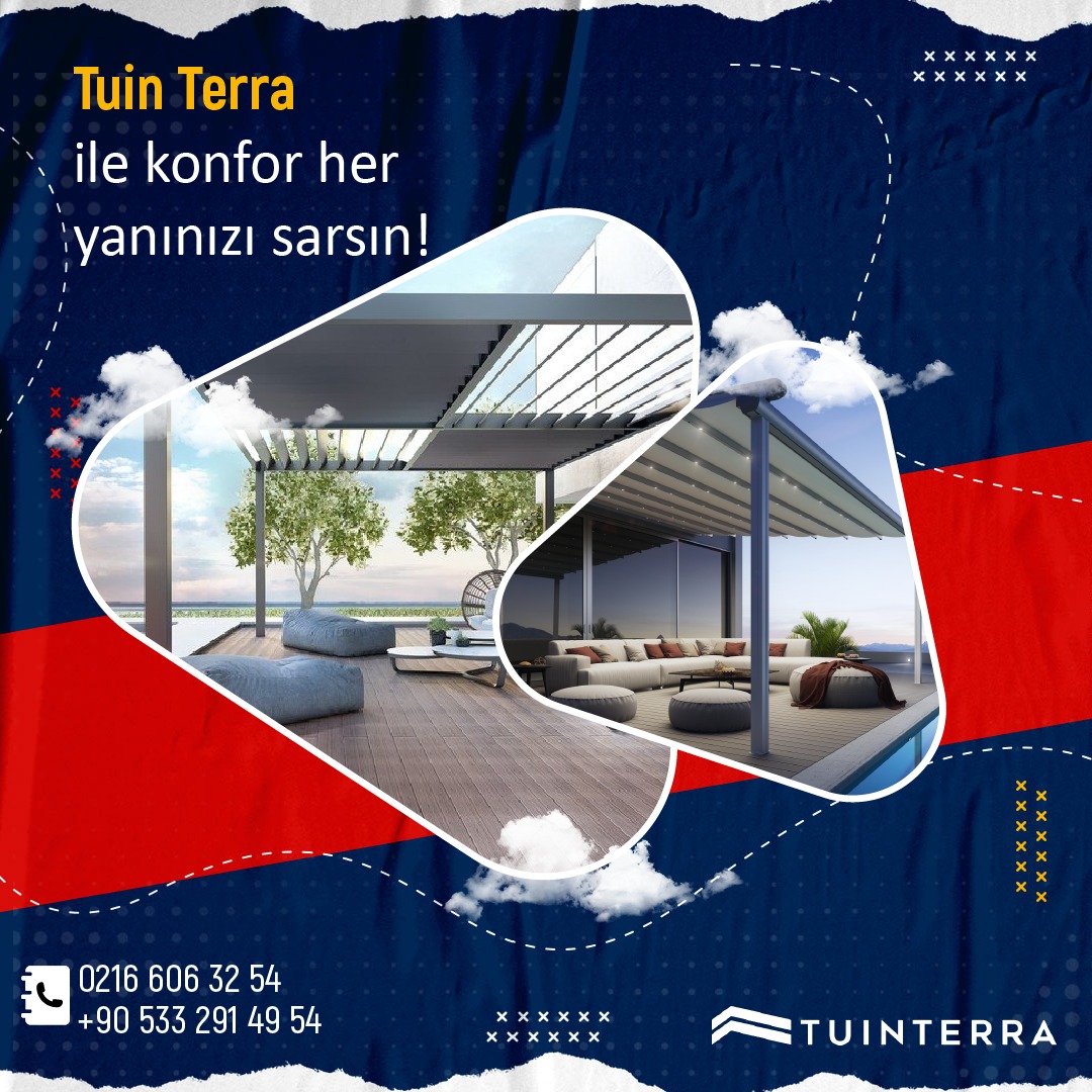 TuinTerra's tweet photo. Tuin Terra ile konfor her yanınızı sarsın!

📱WhatsApp üzerinden iletişim kurmak için; 0 533 291 49 54

☎️Sabit hattımızdan iletişim kurmak için; 0216 606 32 54
--
#tuinterra #rollingroofsistemleri #rollingroof #pergolasistemleri #pergola #kisbahcesi #camtavan #verandasistemleri https://t.co/z56djNJqtz