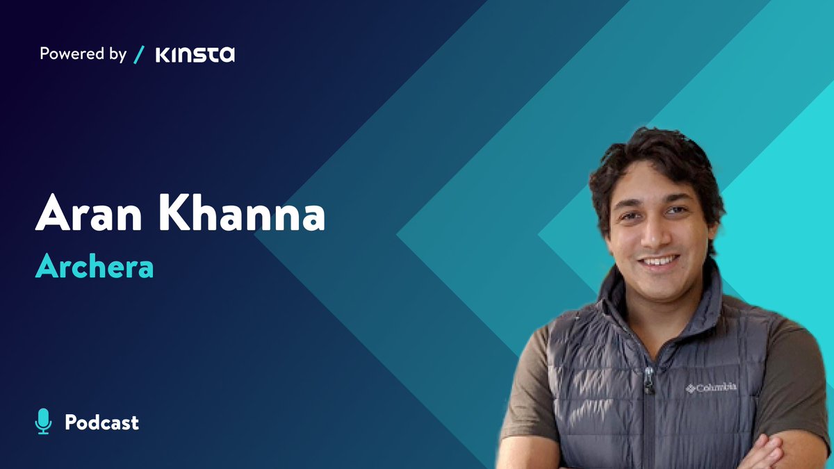 kinsta's tweet image. Have you listened to the latest episode of #REPodcast? 👀 

It's packed with leadership tips from @ArcheraAi CEO &amp;amp; founder @arankhanna- and it's available to listen to right here: ow.ly/beS750K9Zov