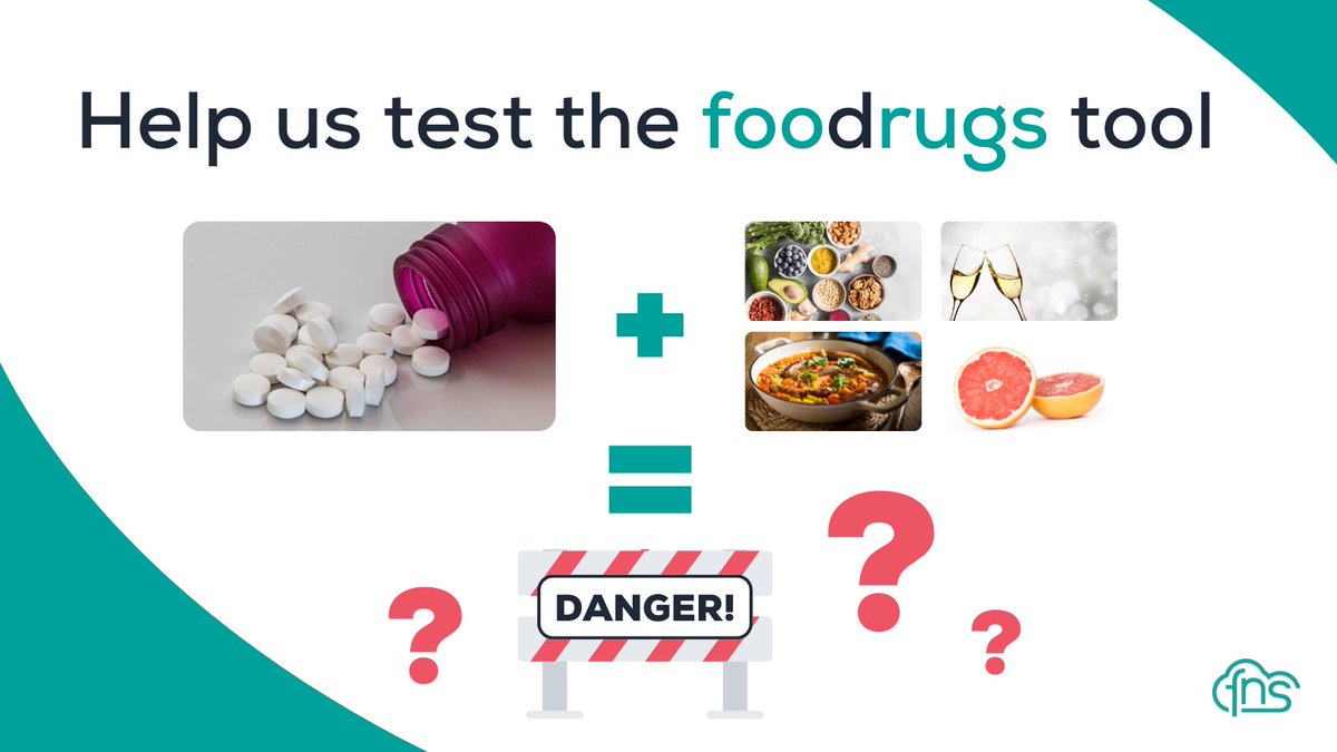 FooDrug supports the understanding of #FoodDrugInteractions 🥗💊

Help assess its fitness-for-purpose!

Are you a...
Molecular researcher? 
👩‍🔬👉surveymonkey.co.uk/r/KN33LZD
Clinician or nutritionist? 
👨‍⚕️👉surveymonkey.co.uk/r/KN53P5R
Transcriptomic researcher?
👨‍🔬👉surveymonkey.co.uk/r/K39X8JB
