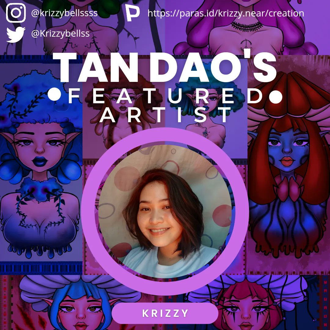 tan69dao's tweet photo. Meet one of TanDao's featured artists, @Krizzybellss! Make sure to check her collections out! They are amazing! 💯✨
Want to be a part of them? Check the onboarding details below.
Join our wholesome TanFam discord! Link is on our bio. 🧡
#TanFeatured #TanArtists #NearProtocol https://t.co/sa0Ibi8J1N