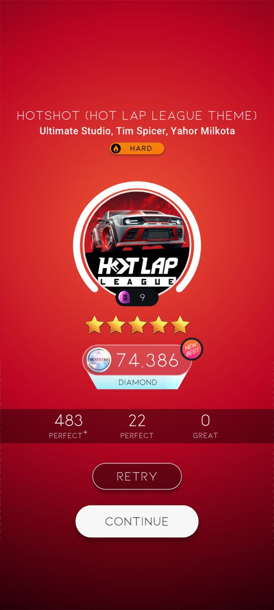 setback749's tweet photo. @playbeatstar @Hot_Lap_League Wow this song is a banger, I'm definitely going to keep playing it and get an even better score! https://t.co/oXGc4l4lzN