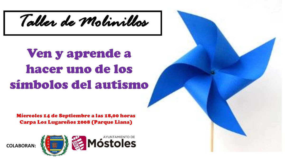 Lugarenos2008's tweet photo. ¡¡NO NOS PODÉIS FALLAR!!
El miércoles 14 de septiembre en nuestra carpa del Parque Liana y durante todo el día tenemos un evento solidario a favor de la Asociación @protgd que contará con varias actividades!! #OrgulloLugareño #Autismo #ProTGD #FiestasPatronalesSeptiembre2022 https://t.co/y5Hm3HD3oH