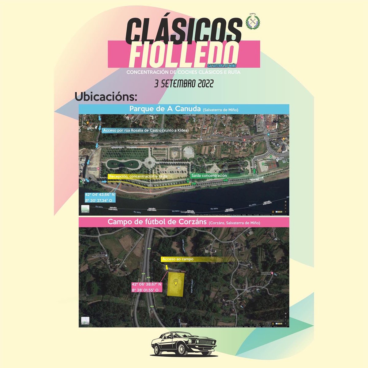 mess_draw's tweet photo. Diseño de cartel, flyers, colgantes y documentación para Clásicos de Fiolledo en ésta nueva edición de su evento estrella 💫 

Más información en sus redes sociales!
 
#MessDraw #Diseño #Cartel #Publicidad #Marketing #Branding #Imagen #Design #CochesClásicos #Colorful https://t.co/dtTr8q4kyH