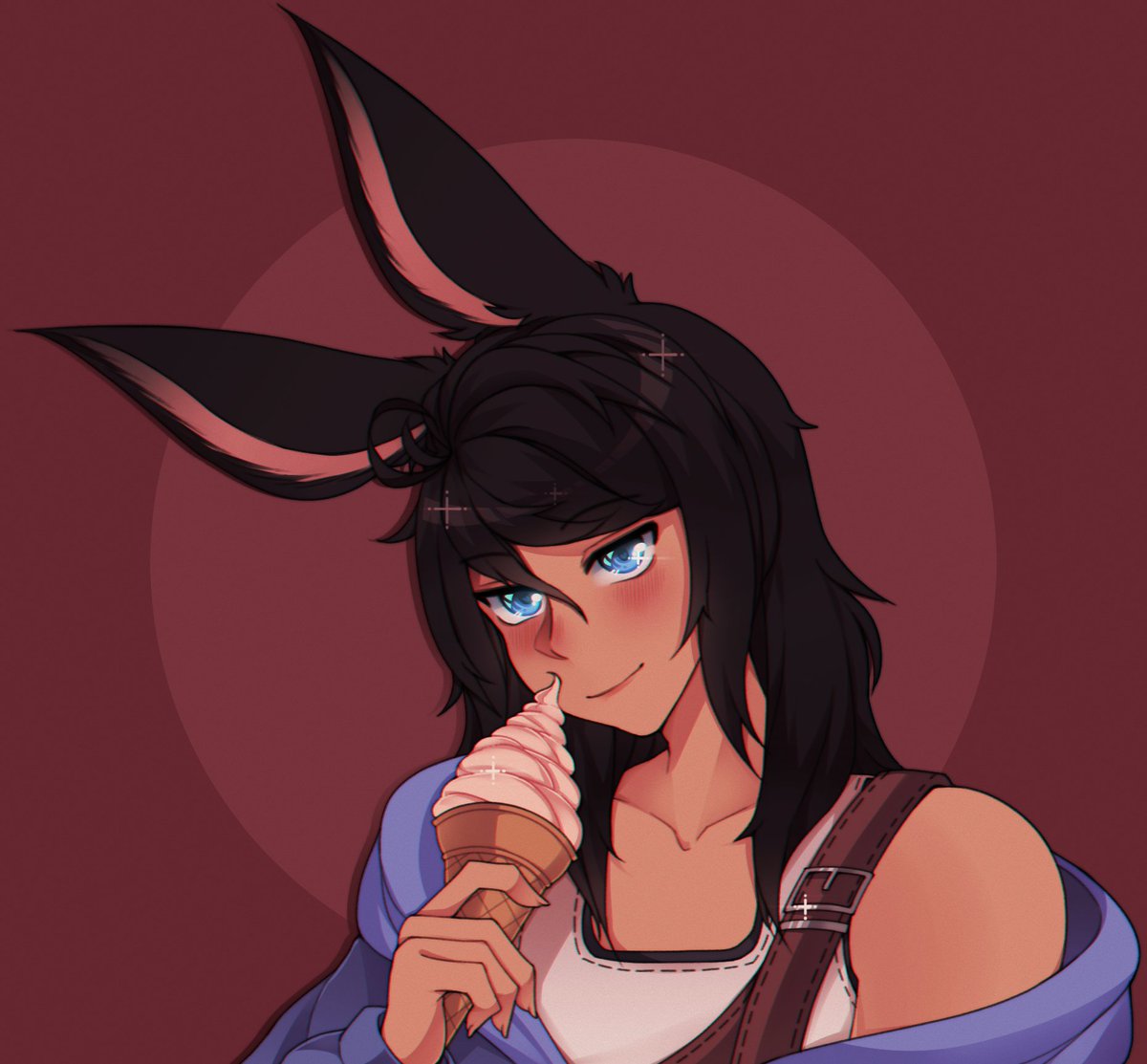 pinopers_'s tweet photo. Bday gift for a friend 🍨 #ffxiv #ffxivart https://t.co/DJQTIpzo0z