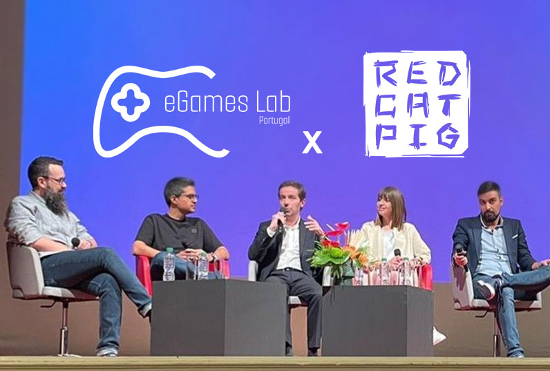 Redcatpig is proud to be part of Madeira eGamesLab, the consortium led by <a href="/wowsystems/">Wow!Systems</a> with funding from the Recovery and Resilience Program (RRP) due to the EU initiative. This is a game changer for Redcatpig to create new cross-platform high quality games.