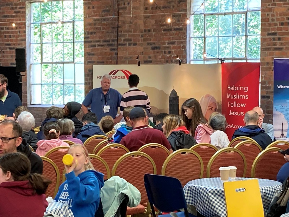 UKReachAcross's tweet photo. The apostle Paul wrote "Offer yourselves to God, as those who have been brought from death to life." 

The Lord is speaking to you all the time. If he mentioned ReachAcross, come to talk to us in the packing Hall @KeswickC🙏🏾✝️💯

#KesConv22 #BaseCamp https://t.co/30oK9Ok8KS