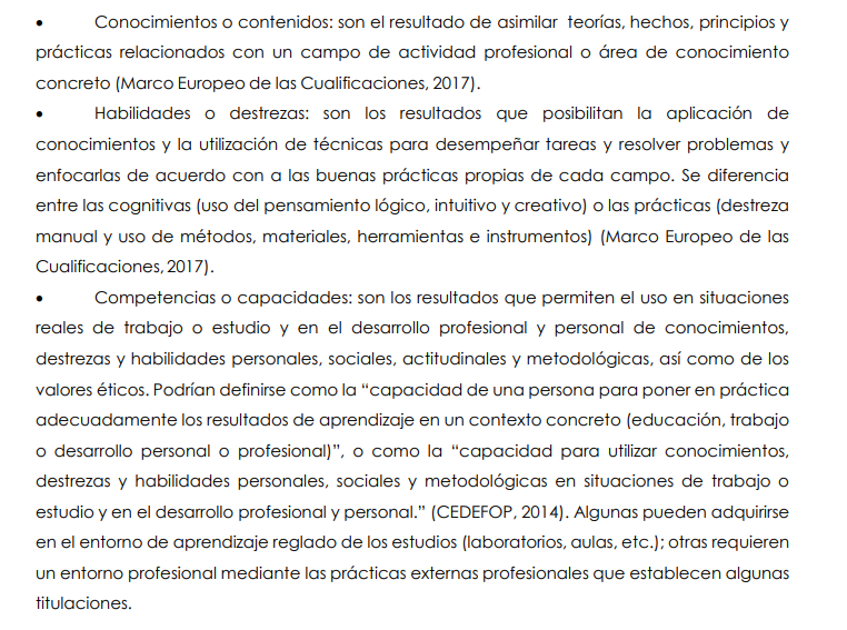 sanz_ismael's tweet photo. Las diferencias entre Conocimientos, Habilidades y Competencias. Una excelente Guía para la Verificación y Modificación de títulos Oficiales. Fundación Madri+d https://t.co/cQuNBJbGEB https://t.co/W6R9LnlLNG