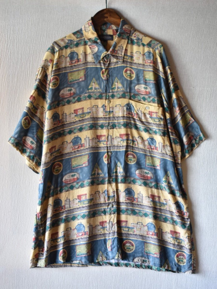 Rinceaux1's tweet photo. 【 used 】VANHEUSEN art  hawaiian rayon s/s shirts 
 (L) MULTI

#rinceaux
#artfashion
#designshirts
#ランソー
#京都古着
#古着ネットショップ
#古着オンラインショップ
#古着シャツ
#柄シャツ
#ハワイアンシャツ
#ハワイアンアート
#マルチカラーシャツ
#レトロシャツ
#古着ファッション https://t.co/AI3JAMG0tE