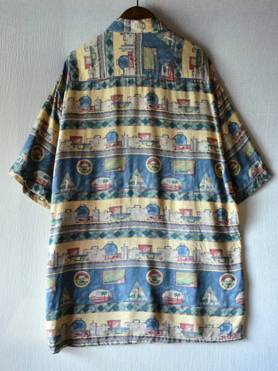 Rinceaux1's tweet photo. 【 used 】VANHEUSEN art  hawaiian rayon s/s shirts 
 (L) MULTI

#rinceaux
#artfashion
#designshirts
#ランソー
#京都古着
#古着ネットショップ
#古着オンラインショップ
#古着シャツ
#柄シャツ
#ハワイアンシャツ
#ハワイアンアート
#マルチカラーシャツ
#レトロシャツ
#古着ファッション https://t.co/AI3JAMG0tE