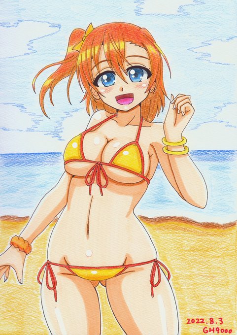 穂乃果ちゃん生誕祭2022 #ラブライブ! #高坂穂乃果 #μ's #水着 #高坂穂乃果生誕祭2022 #アナログ https://t.co/0CafmqvodY 