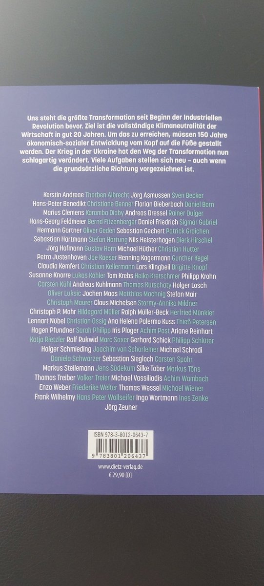 Der neue Sammelband des <a href="/Wirtschaft_bpoe/">Blog politische Ökonomie</a> / <a href="/Wirtschaft_SPD/">Wirtschaftsforum_SPD</a> ist da! Mit zahlreichen hochkarätigen Beiträgen zu der Frage, wie die #Transformation gelingen kann.

Im September dann die Buchvorstellung mit <a href="/larsklingbeil/">Lars Klingbeil 🇪🇺</a>.