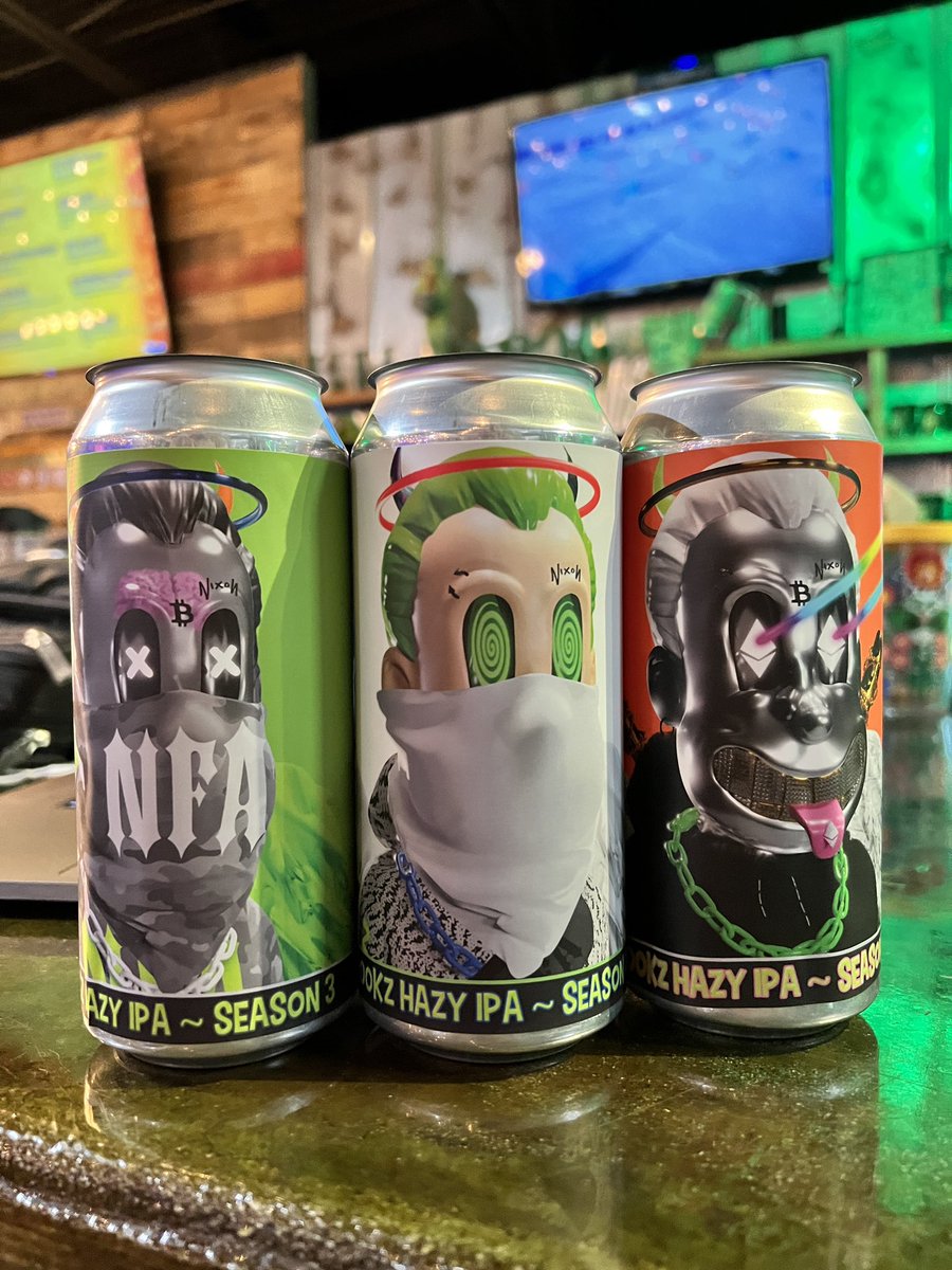 #CROOKZNATION Hazy IPAs! @crookznft #bullfrogcreekbrewing #nftbeerlabel
