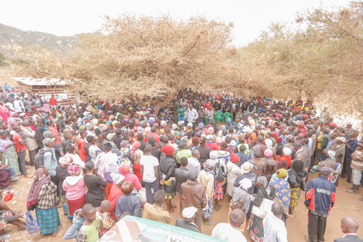NziokaWaita's tweet photo. Thank you Kisiiki, Ndalani for the wonderful welcome !! Thank you for supporting team #WaitaNaSuluhu https://t.co/o14M7rxA5v