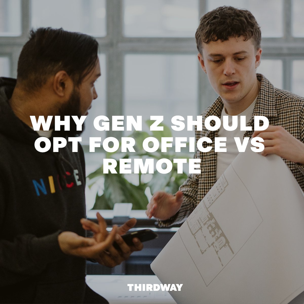 Is office work a better option for Gen Z than remote? We think it is. Click the link to find out why. 
thirdway.com/article/why-ge…

#genZ #officework #workingfromhome #thirdway