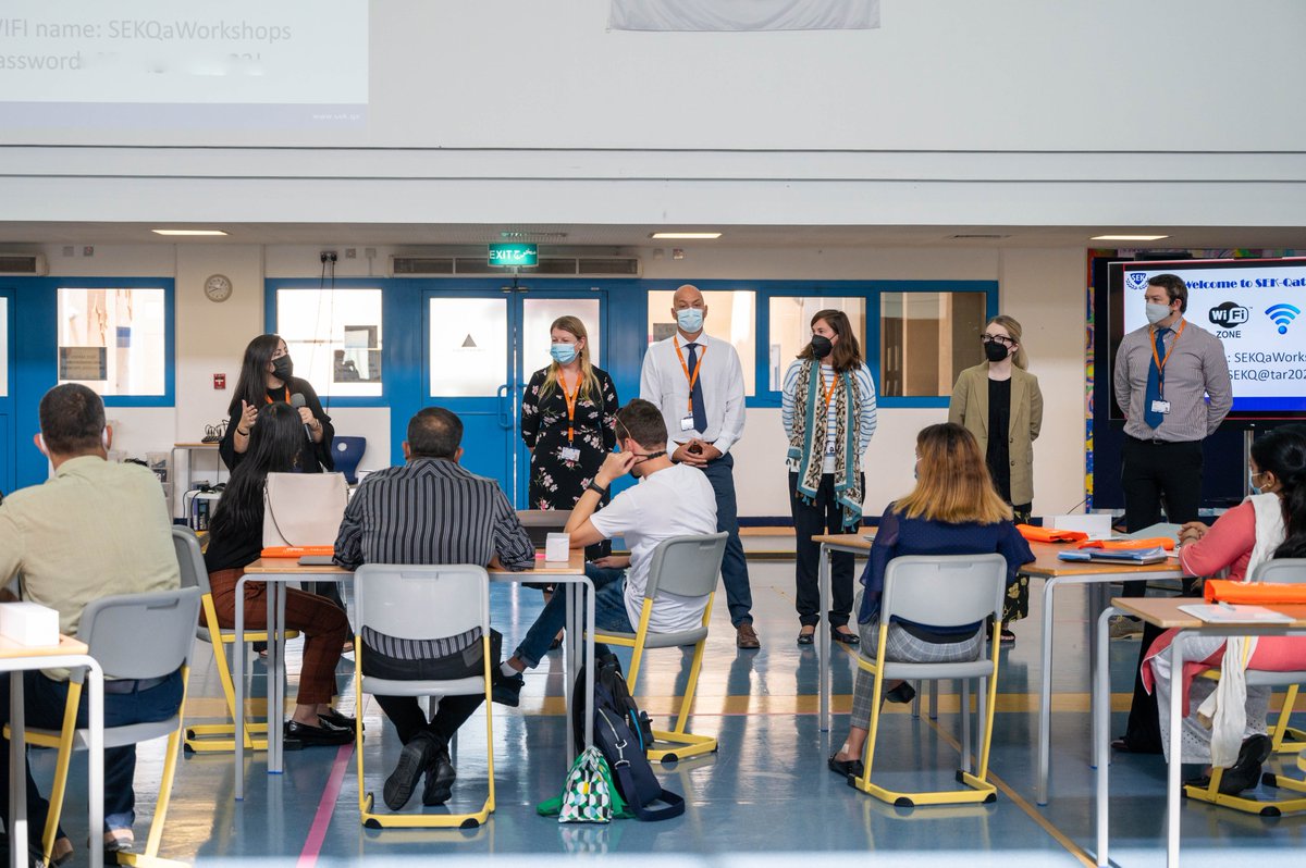 sekqatar's tweet photo. We're excited to welcome our new staff and prepare for the new academic year @sekqatar. During the upcoming days, teachers and staff will take part in our induction program where they will share expertise and learn about Qatar, the SEK Group and the #ibprogrammes. @iborganization https://t.co/A36EzbpbhR