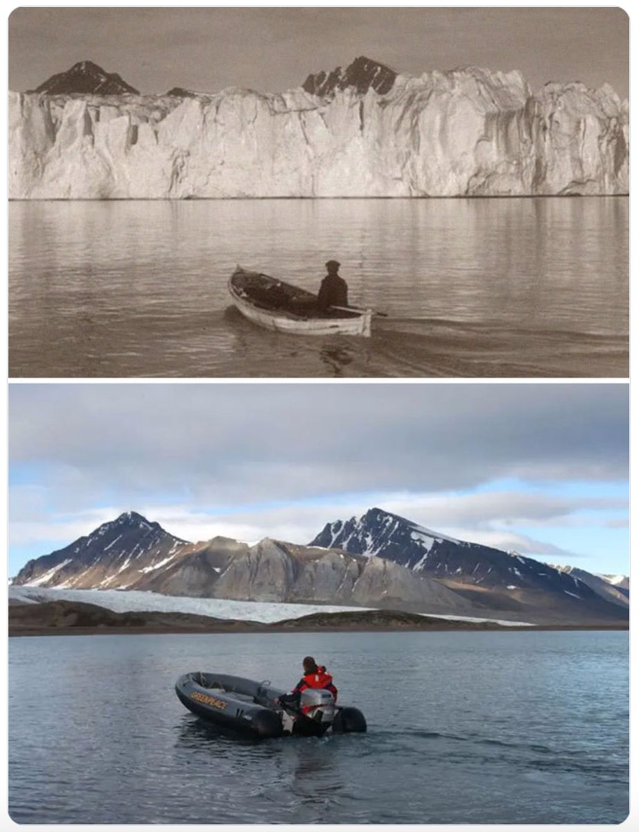 The Arctic a century ago and now.

📸 @PDansmabul