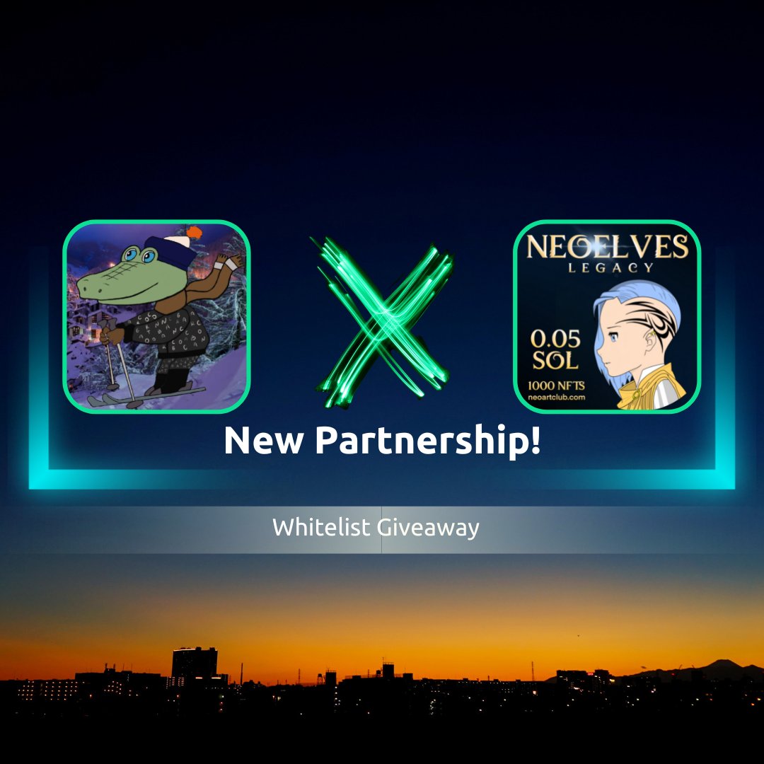 thefriskycroc's tweet photo. 🎁 Giveaway 🎁

Prizes:
🏆 10 WL from NeoArtClub
🏆 10 WL  from  Frisky Croc

To Enter:
1⃣Follow  
@neoartclub
 and 
@thefriskycroc

2⃣RT &amp; ❤️.
3️⃣Tag 3 friends.

24H⏰

#NFT #NFTGiveaway #NFTdrop #NFTCommunity #WLGiveaways https://t.co/nOEDIW56G7