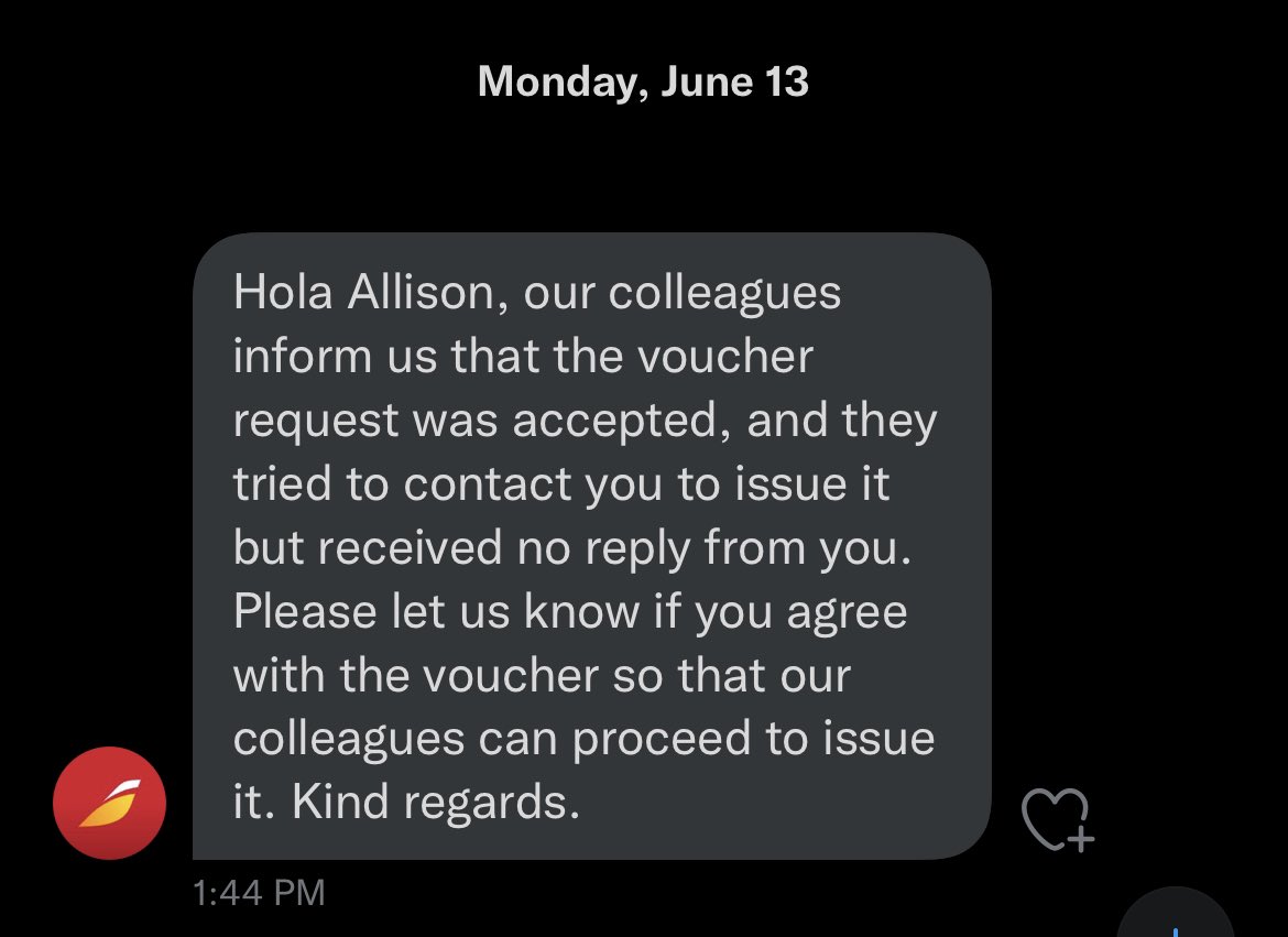allisonpalmer5's tweet photo. @Iberia_en ghosted me after saying they would give me back my money. Which business treat their customers like this? @Delta @JetBlue would never!  It's been almost 1 year going back and forth with Iberia! https://t.co/c55EC0ows3