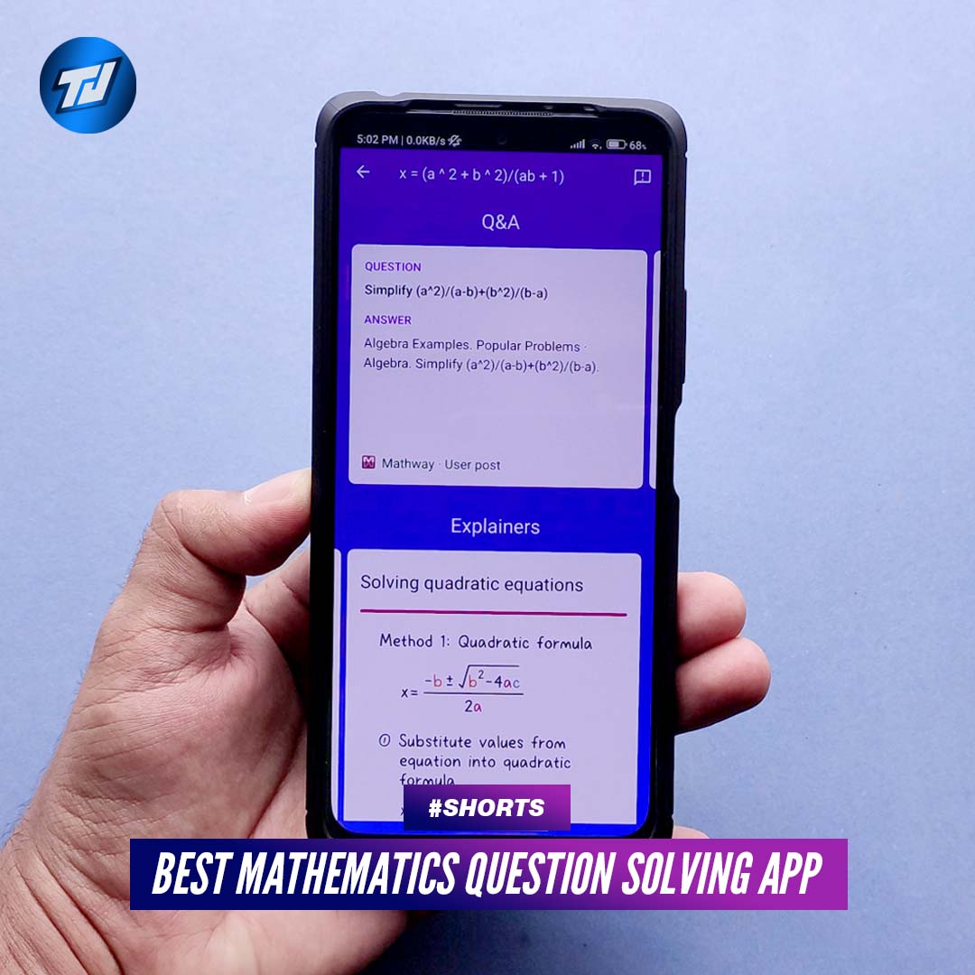itechyjaimin's tweet photo. Best Mathematics Questions Solving App #Shorts : https://t.co/lTNxlJxk3s
--
Follow Me : @itechyjaimin
--
#YouTubeShorts #Socratic #Maths #Study #tipsandtricks #Tips #Tricks #StudyTricks #StudyTips #Mathematics #Answer #Tech #App #Smartphone https://t.co/HkmtmDYmbP