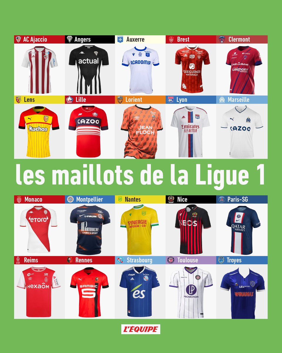 Voici tous les maillots de Ligue 1 ! 

Dites-nous en réponse à ce tweet ⤵️

Le plus beau : 

Le plus original :

Le moins beau :
