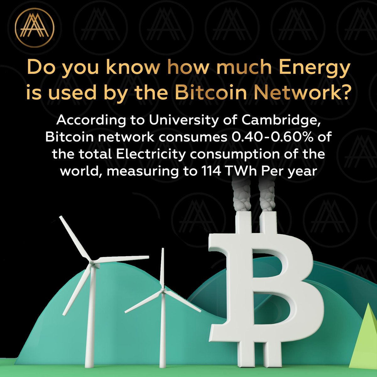aurixexchange's tweet photo. Do you know how much Energy is used by the Bitcoin Network?
.
.
.
.
.
.
.
.
#SmartInvestment #AURIX #cryptoexchange #bitcoin #cryptocurrency #forex #blockchain #money #ethereum #cryptocurrencies #cryptotrading #etherum #investor #cryptoromania #NFT #cryptomoneda #monedadigitala https://t.co/DIteR5fxcl