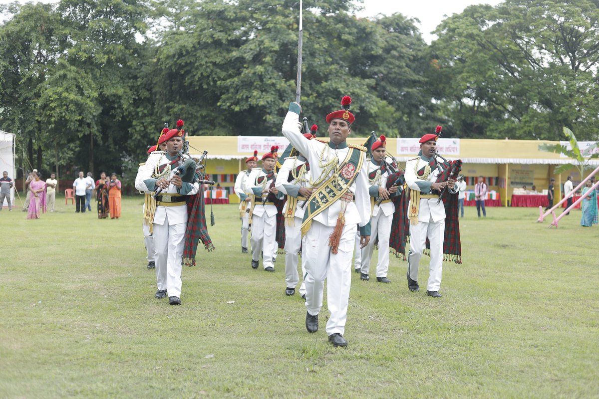 DCSonitpur's tweet image. As part of the #DistrictDay celebrations of Sonitpur district, the band from  #SashashtraSeemaBal put up a performance today at Nehru Maidan, Tezpur.