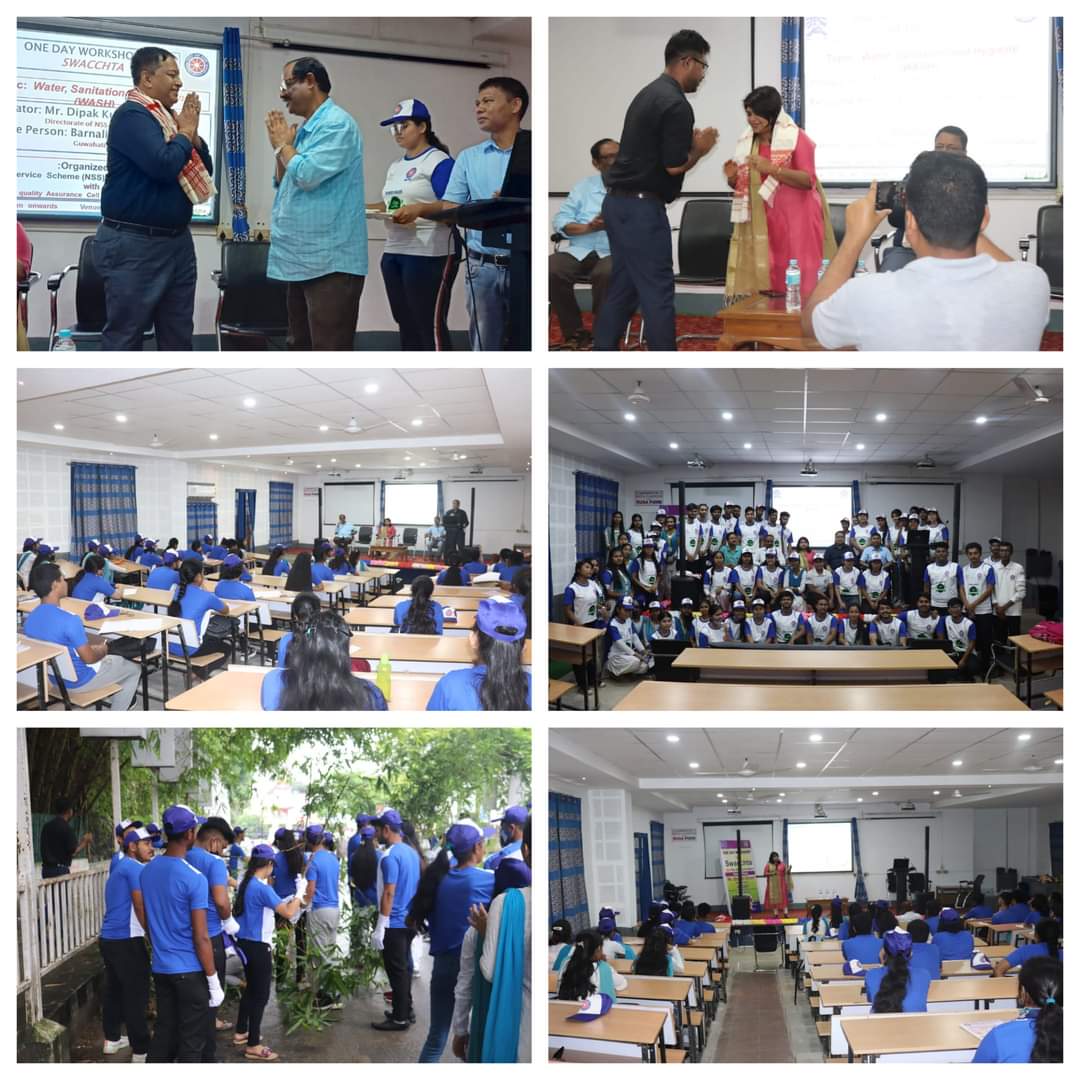 NSSNCA1's tweet photo. 📌18/06
One day workshop on Swacchata 
 Organized by NSS UNIT(I &amp; II) in association with IQAC NOWGONG COLLEGE (A), supported by Regional Directorate, Guwahati
TOPIC : Water, sanitation and hygiene (WASH)#NSS #NssIndia #swacchbharat #ekkadamswacchatakiaur  #cleanindia https://t.co/NVHPhSOtkW
