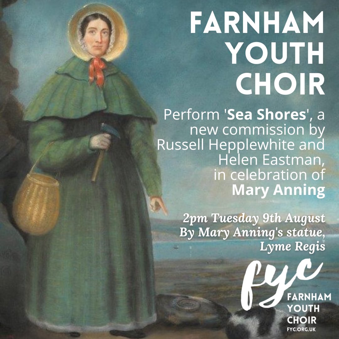 We’re thrilled to be singing Mary Anning’s song to the woman herself next Tuesday. Come and listen! <a href="/LymeRegisMuseum/">Lyme Regis Museum</a> <a href="/LymeTC/">LymeRegisTC</a> <a href="/LymeRegisTIC/">Lyme Regis TIC</a>