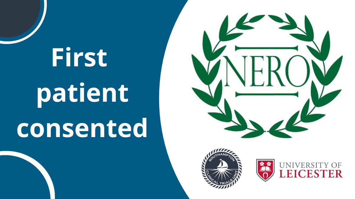 The first patient has been consented into the NERO #ClinicalTrial, officially commencing recruitment to this exciting randomised study. NERO looks at whether a targeted #cancer drug could improve survival for people with #mesothelioma. Find out more bit.ly/3zAv54m