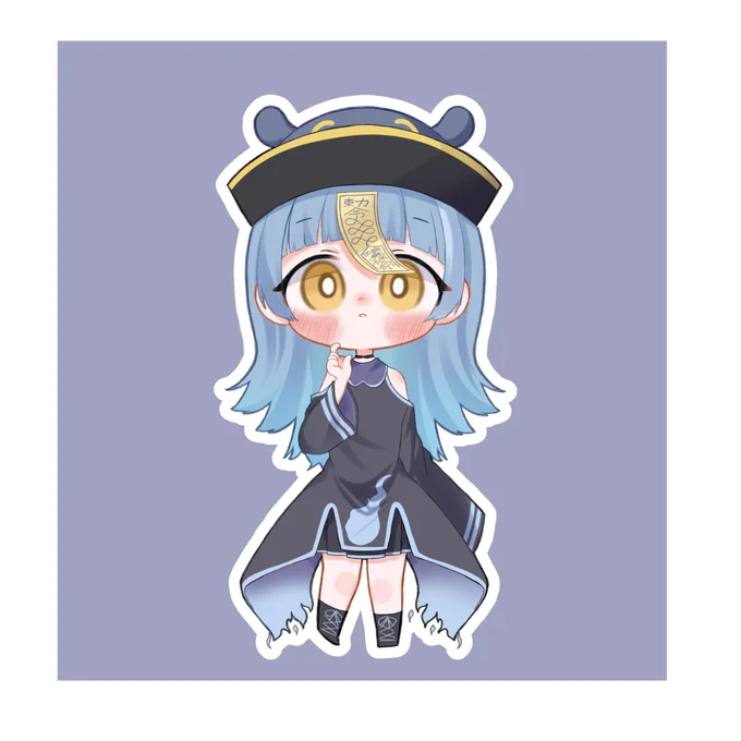 デフォルメ練習に四ツ夜さん( )のうちの子お借りしました₍ᵔ·͈༝·͈ᵔ₎ෆ̈デフォルメ…難しいね… 
