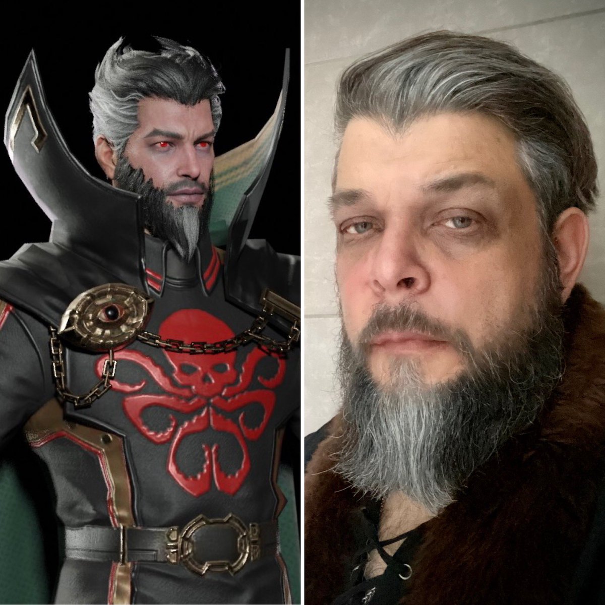 Fanboy30Cosplay's tweet photo. When Hydra Doctor Strange takes your identity 😂😮 #DoctorStrange #cosplay https://t.co/BfpMMqtiC9