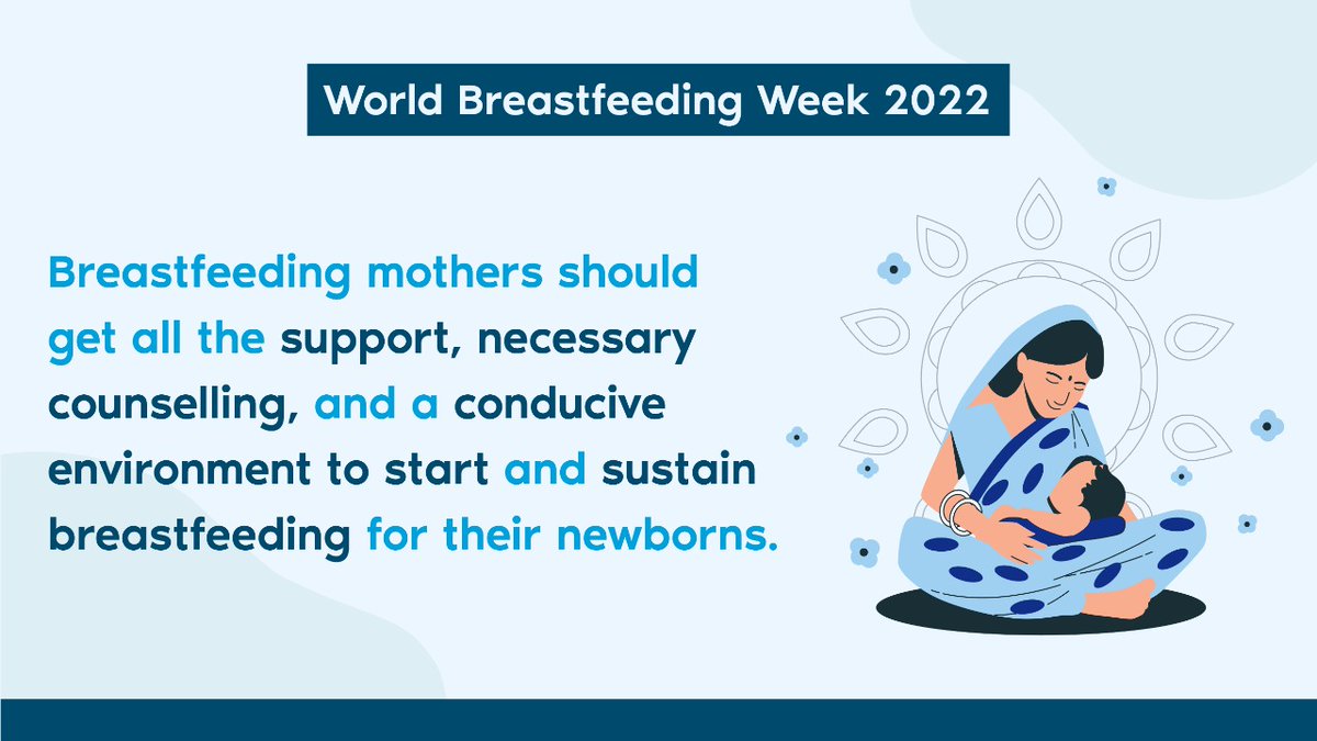 naveenthacker's tweet photo. #breastfeeding is a universal solution that gives children a fair start in life and lays a foundation for their good health and survival. #worldbreastfeedingweek2022  #NutritionForAll https://t.co/RuQVM985mB