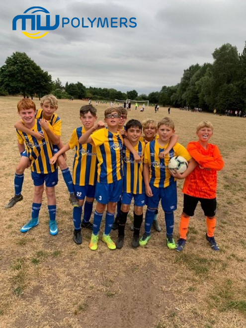 CODNOR BOYS CELEBRATE ANOTHER WIN WITH NEW FOOTBALL KIT 
SPONSOR, MW POLYMERS! 
#community #mansfieldsummerleage #under12sfootball
#codnorboysfc #codnor #mansfield
#football #derbyjuniorfootballleague