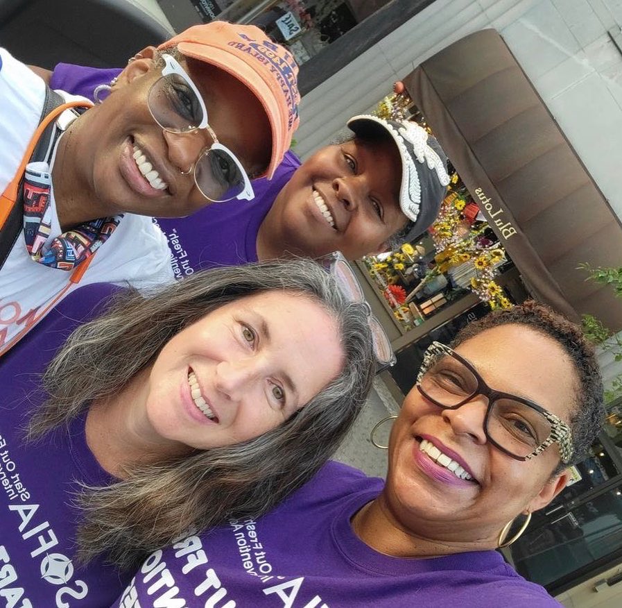 supportsofia's tweet image. We spent some time with @supportsofia promoting our events and advocacy at #Montclair’s NNO. It was a productive evening, and this is your reminder that we all know someone in an abusive relationship. Empathy and awareness go a long way! #SupportSOFIA