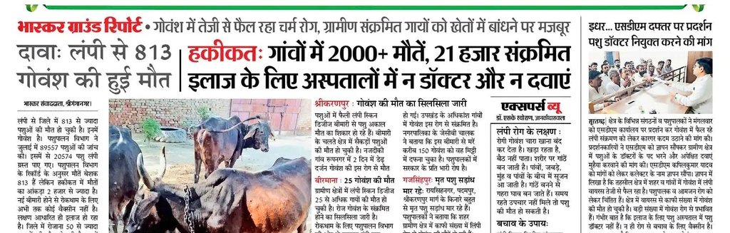#पशुचिकित्साअधिकारीभर्ती2019
एक कृषि प्रधान राज्य में किसान की आय का स्त्रोत उनका पशुपालन की आज दुर्दशा देख सरकार और माननीय कटारिया जी को जरा भी दया नही आती। 70% पशु चिकित्सको के पद रिक्त है। पशुओं का संज्ञान लेने वाला आज कोई नही। <a href="/ashokgehlot51/">Ashok Gehlot</a> <a href="/KatariaLalchand/">Lalchand Kataria</a> <a href="/RPSC1/">Rajasthan Public Service Commission</a> <a href="/RajCMO/">CMO Rajasthan</a>