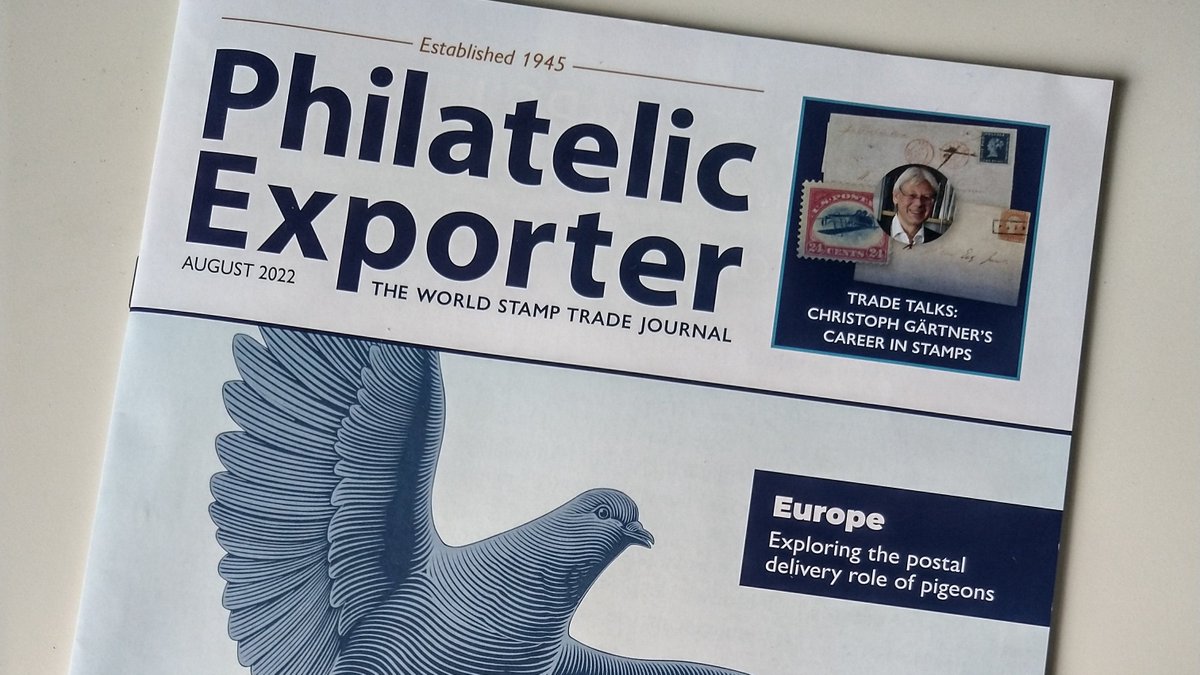 PhilatelicEx's tweet photo. Read about the postal delivery role of pigeons in the August edition of Philatelic Exporter. https://t.co/oMkRPKrtkT @ptsandstampex #philately https://t.co/4oK772iwg5