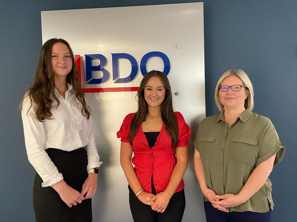 BDONI's tweet photo. It's Wednesday and that means one thing... time for #WelcomeWednesday! This week we welcome Leah & Becky! Both are joining #TeamAudit for some work experience before returning to school/ their studies. We are delighted to have Becky & Leah join the #BDOFamily! #HelpingYouSucceed https://t.co/nuMGNIKhGc